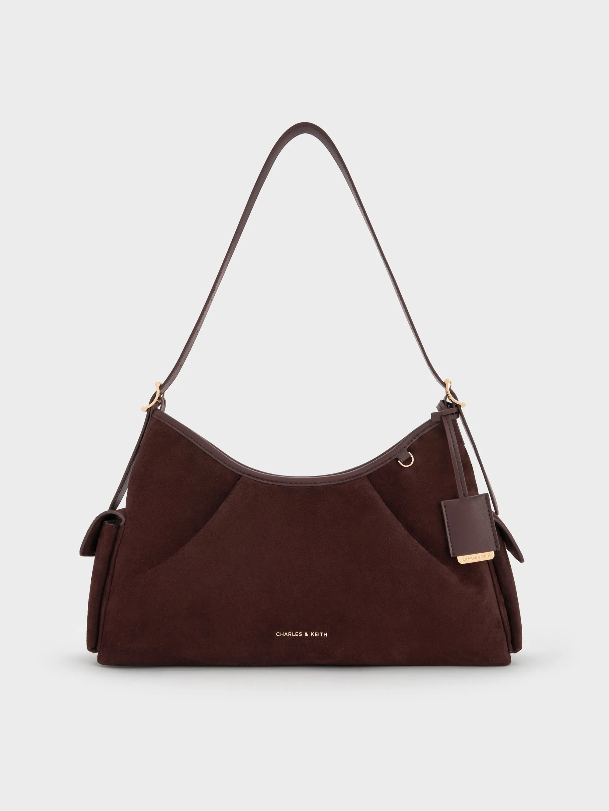 Charles & Keith - Khai Side-Pocket Shoulder Bag sold by Charles & Keith