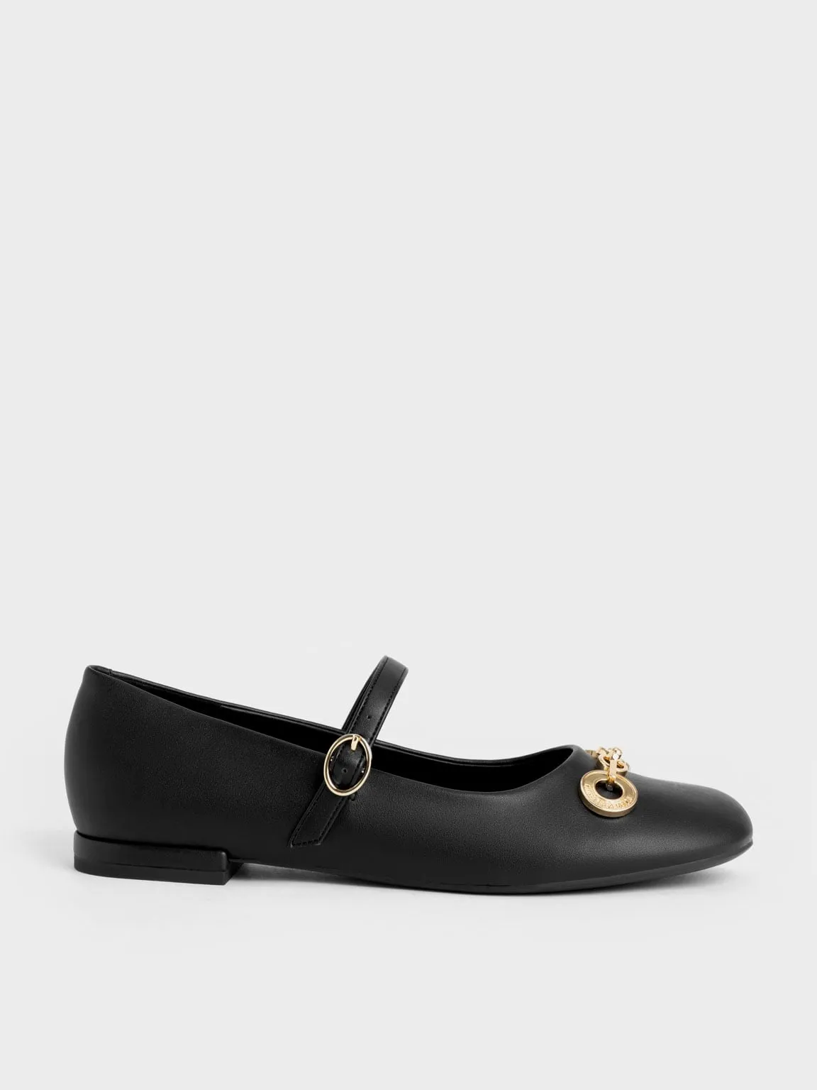 Charles & Keith - Circle Chain-Link Mary Janes sold by Charles & Keith