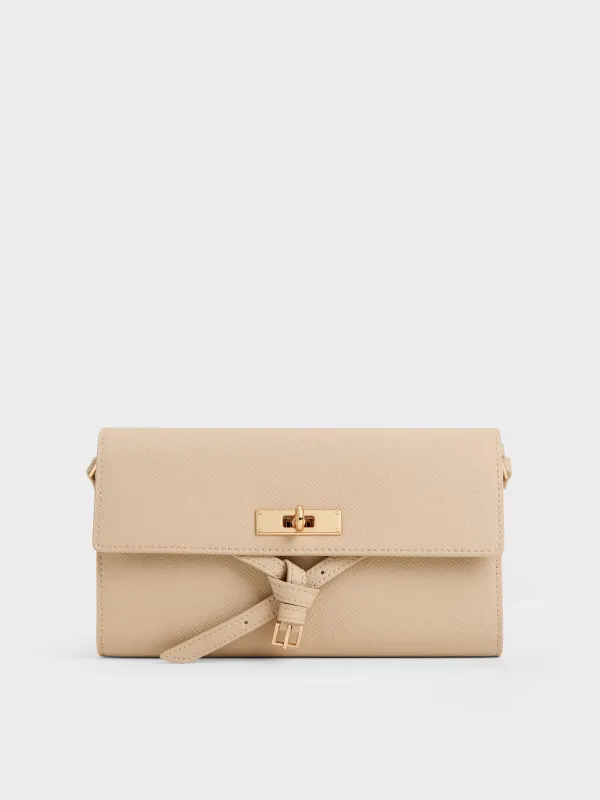 CHARLES & KEITH - Tricha Knotted-Belt Crossbody Bag made by Charles & Keith