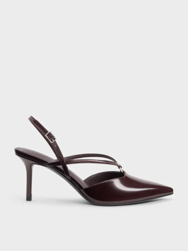 Charles & Keith - V-Strap Slingback Pumps made by Charles & Keith