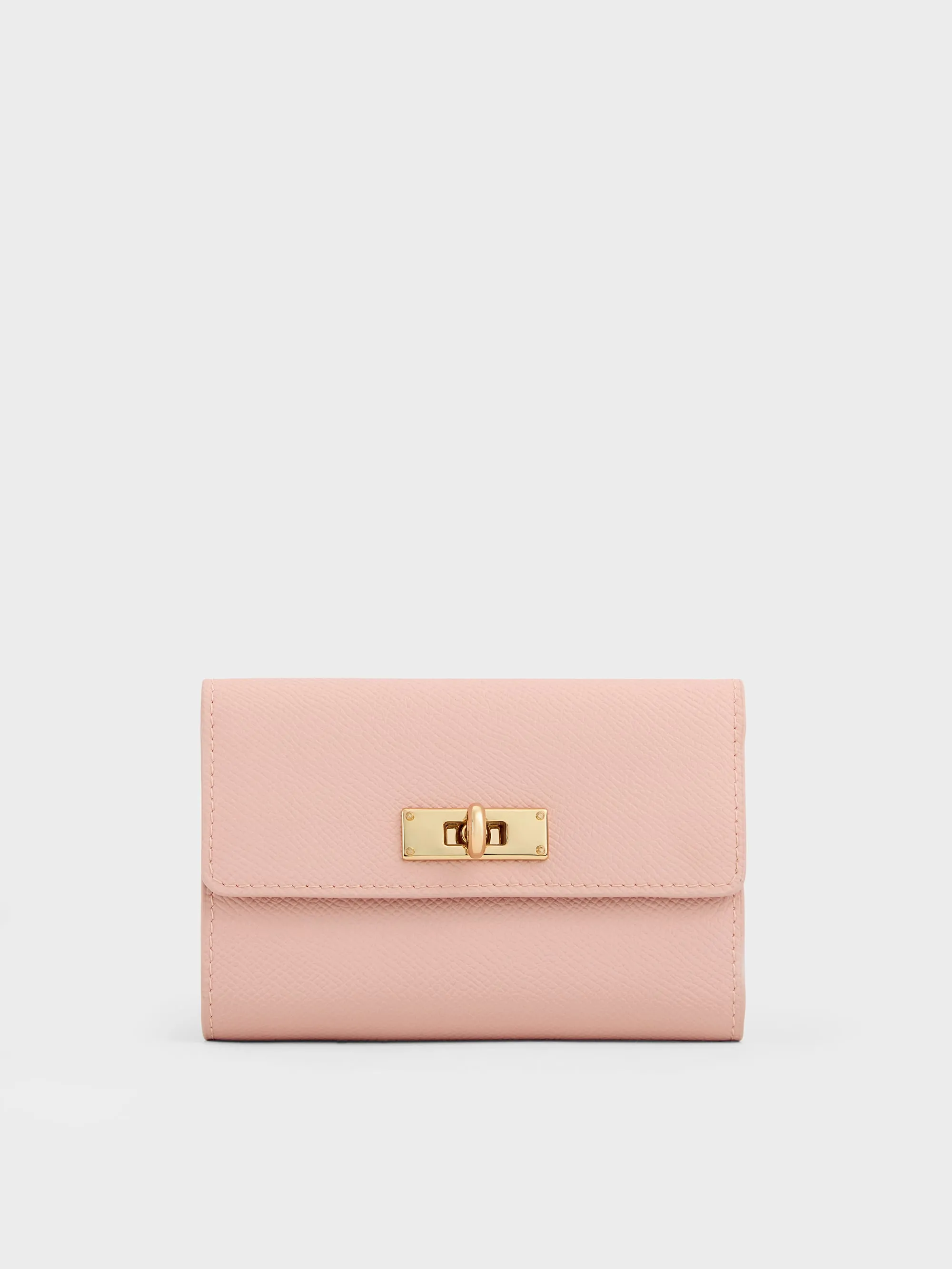 Charles & Keith - Tricha Turn-Lock Wallet sold by Charles & Keith