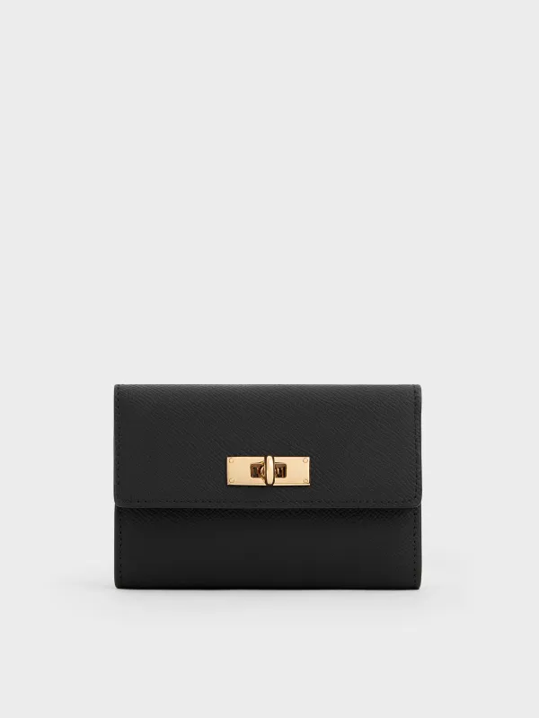 CHARLES & KEITH - Tricha Turn-Lock Wallet made by Charles & Keith