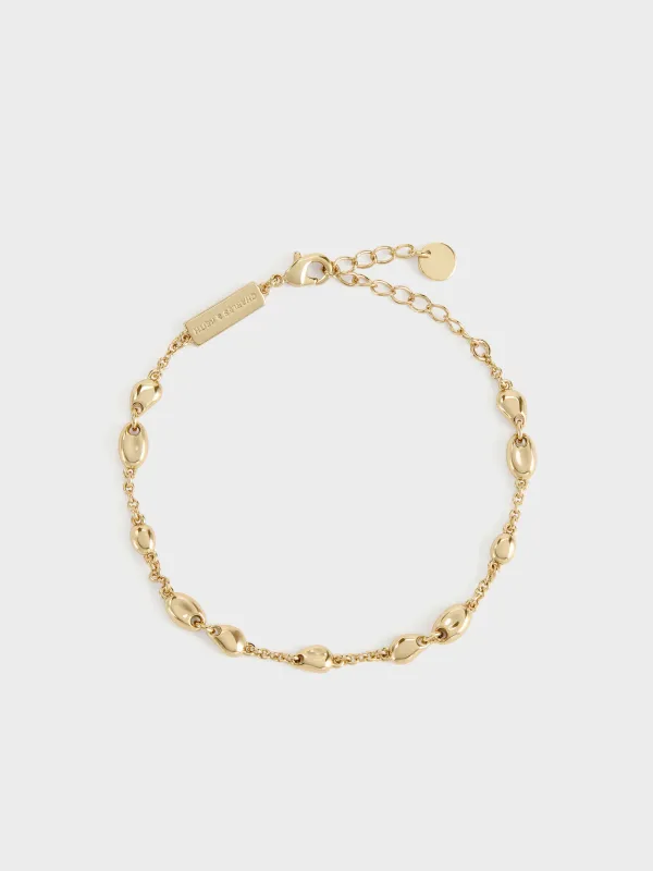 Charles & Keith - Donora Sculptural-Bead Chain Bracelet made by Charles & Keith