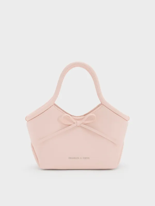 CHARLES & KEITH - Hazel Bow Tubular Top Handle Bag made by Charles & Keith