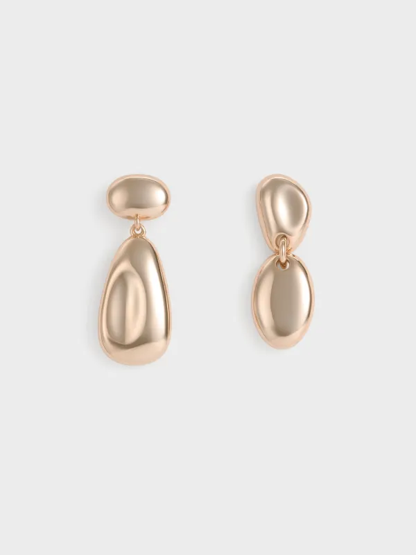 CHARLES & KEITH - Donora Sculptural Drop Earrings made by Charles & Keith