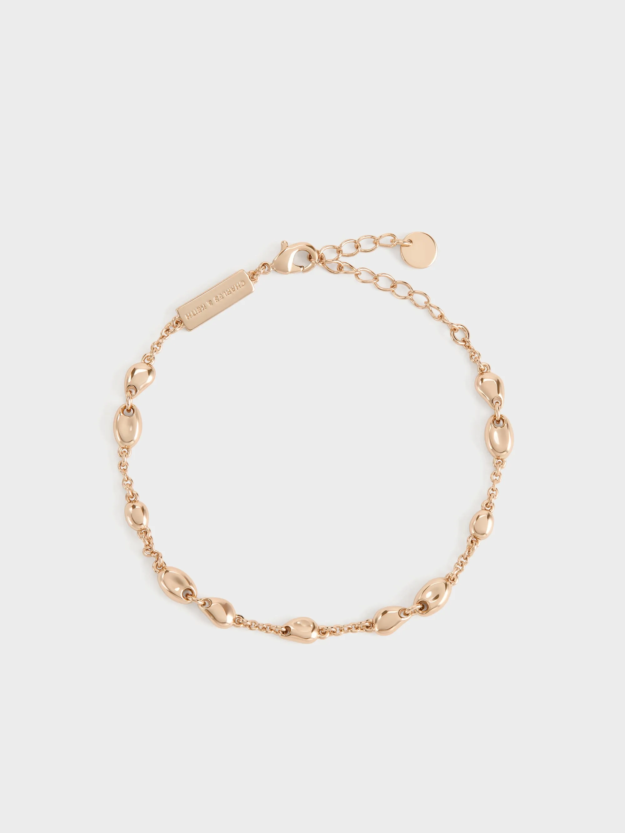 Charles & Keith - Donora Sculptural-Bead Chain Bracelet sold by Charles & Keith