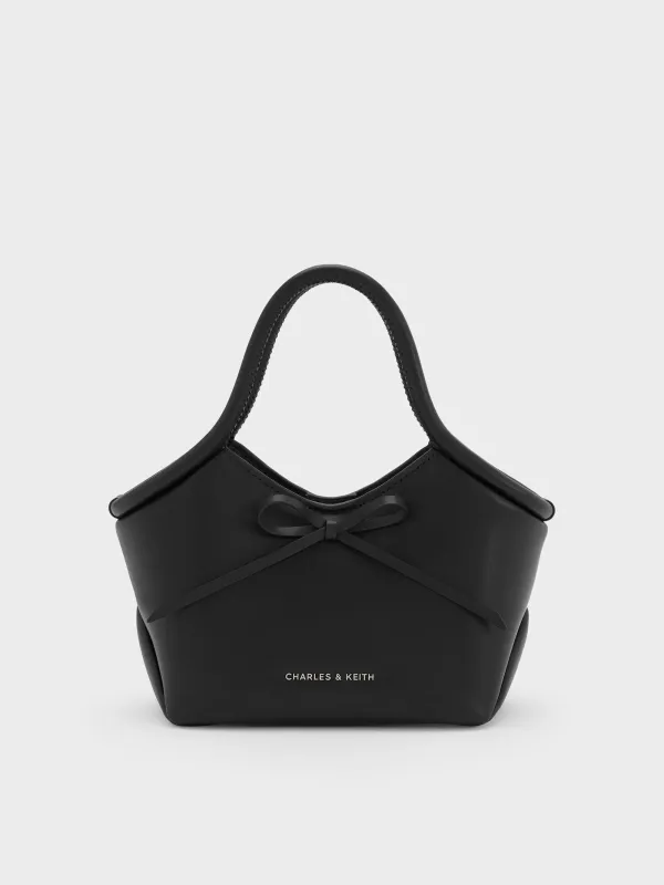 CHARLES & KEITH - Hazel Bow Tubular Top Handle Bag made by Charles & Keith