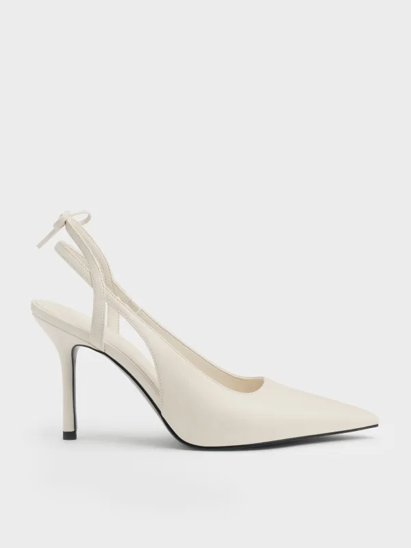 Charles & Keith - Back-Bow Slingback Pumps made by Charles & Keith