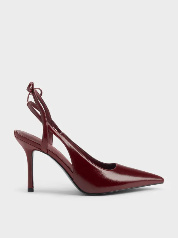 Charles & Keith - Back-Bow Slingback Pumps made by Charles & Keith