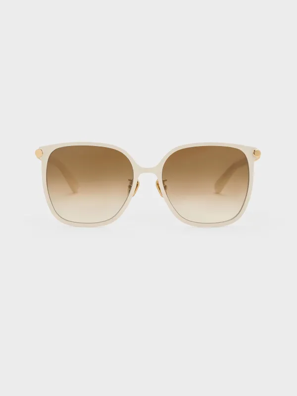 Charles & Keith - Ophelia Square Sunglasses made by Charles & Keith