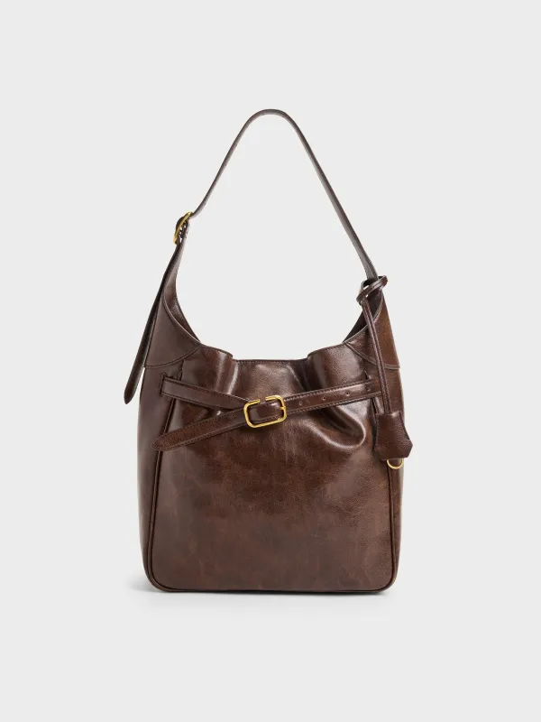 CHARLES & KEITH - Victoria Belted Hobo Bag made by Charles & Keith