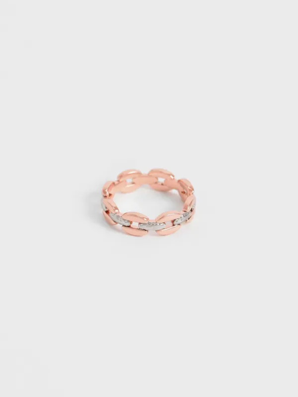 CHARLES & KEITH - Chain-Link Ring made by Charles & Keith