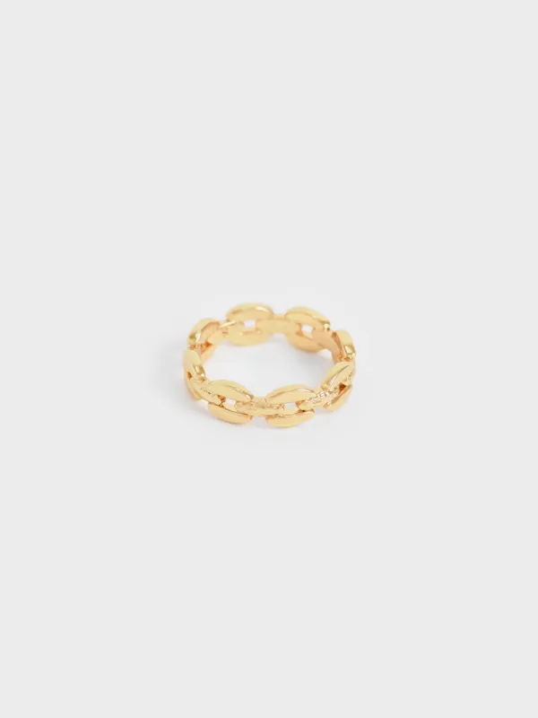 CHARLES & KEITH - Chain-Link Ring made by Charles & Keith