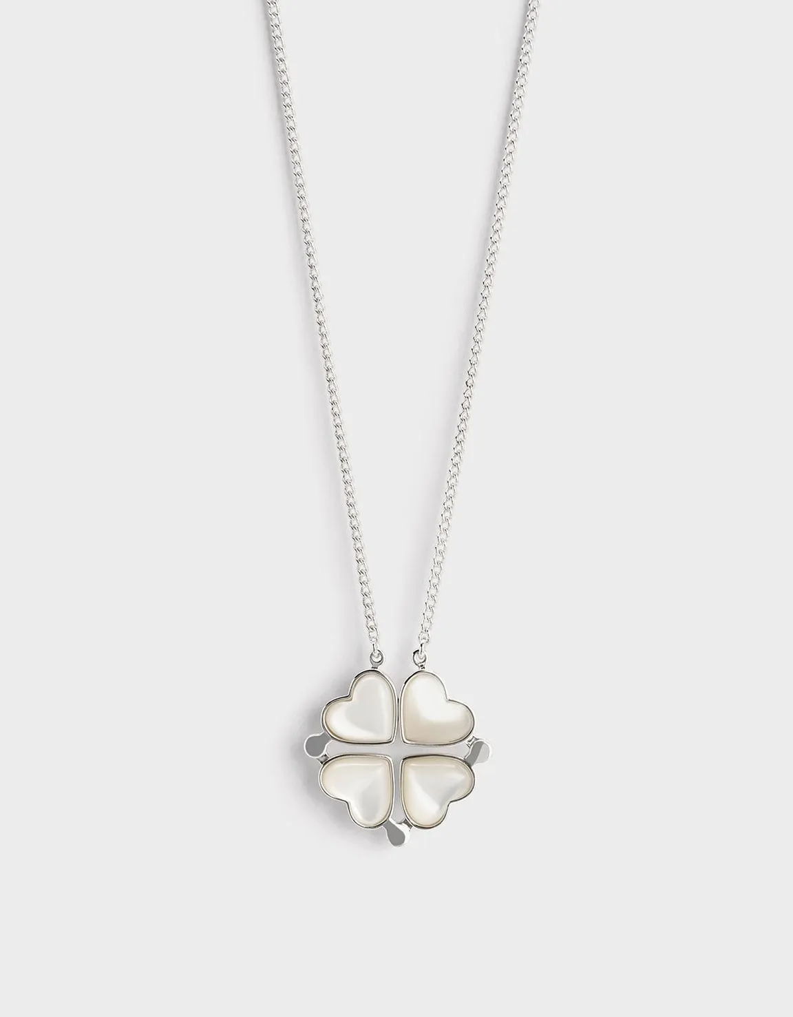 Charles & Keith - Annalise Clover Heart Necklace sold by Charles & Keith