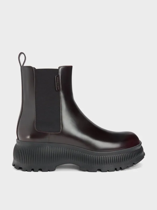 CHARLES & KEITH - Darra Ridged-Sole Ankle Boots made by Charles & Keith