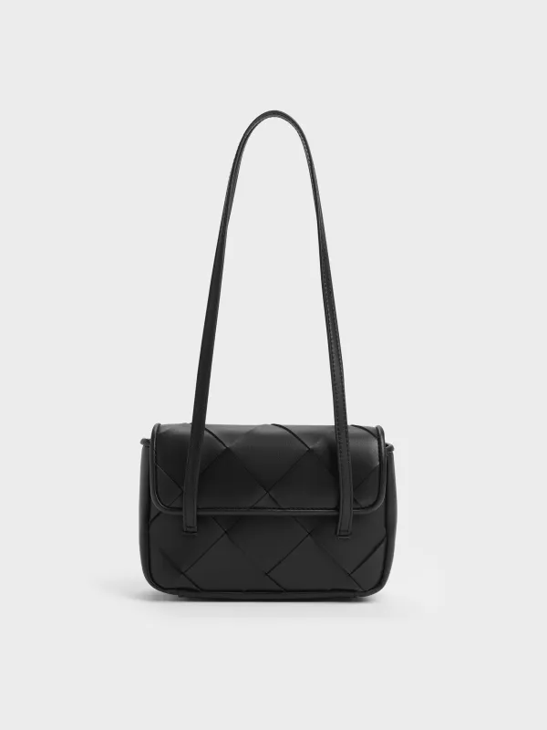 CHARLES & KEITH - Maribel Woven Shoulder Bag made by Charles & Keith