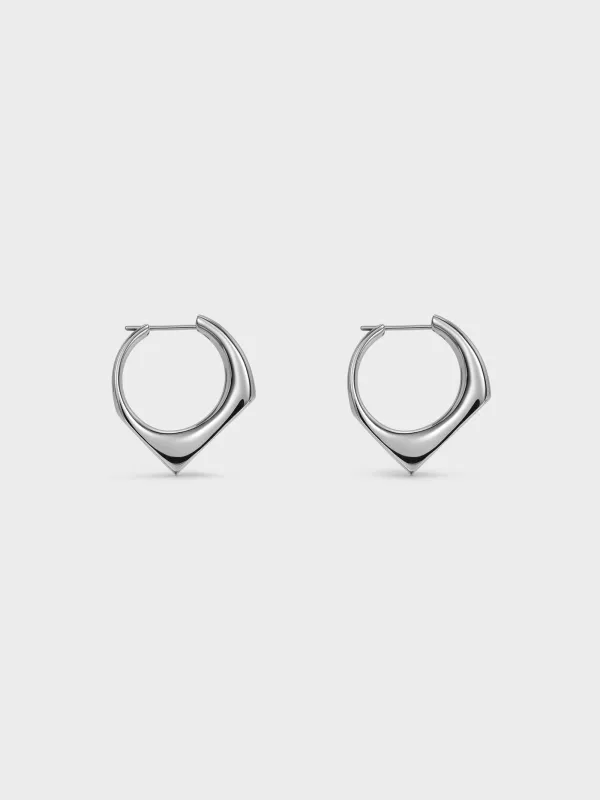 CHARLES & KEITH - Gabine Sculptural Hoop Earrings made by Charles & Keith