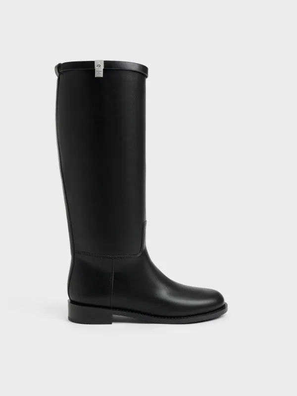 CHARLES & KEITH - Griselda Knee-High Boots made by Charles & Keith