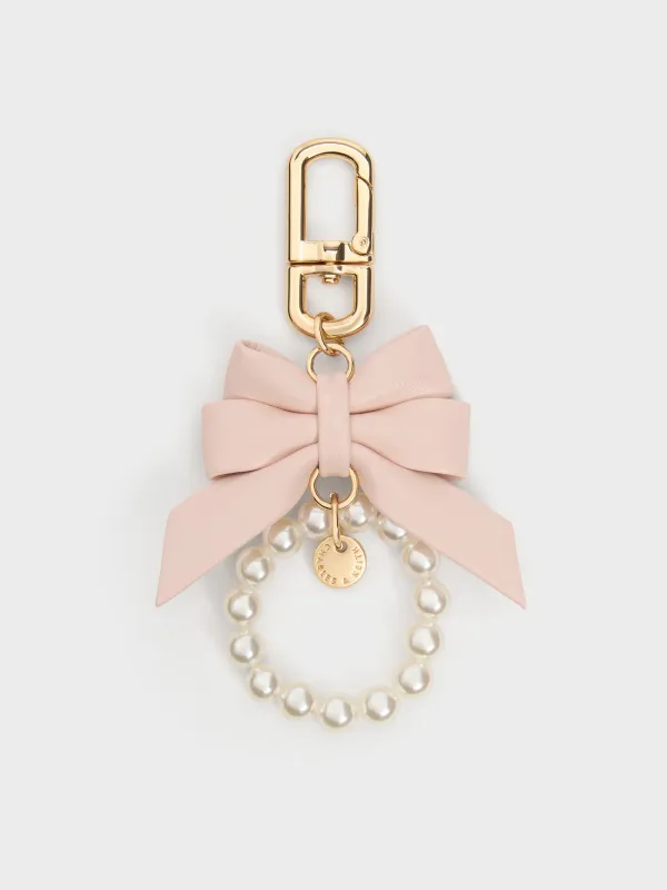 CHARLES & KEITH - Halsey Bow-Pearl Charm made by Charles & Keith