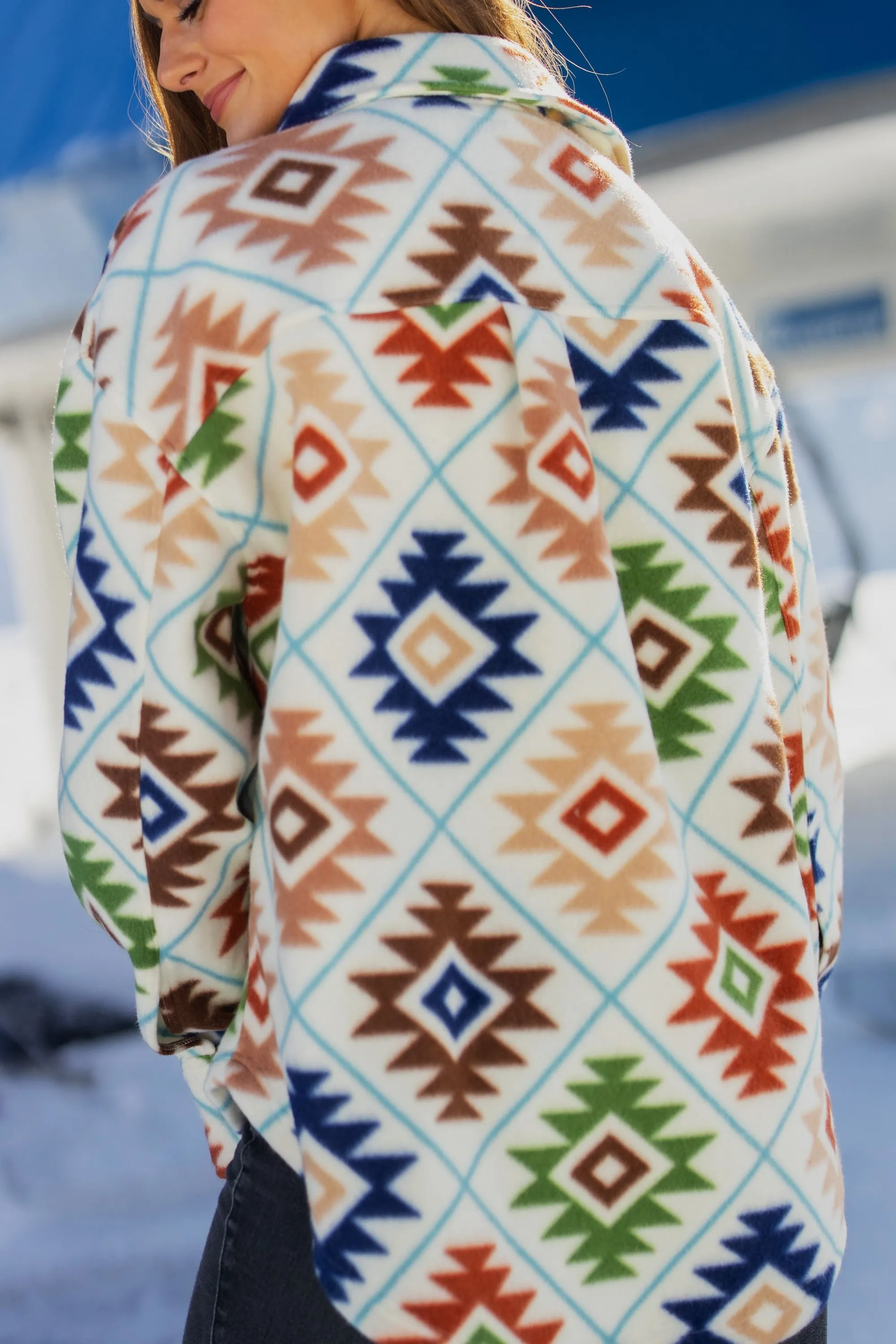 Women's Polar Fleece Shacket sold by Fornia product image thumbnail 5