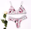 Floral Bra and Pantie Set sold by Fornia