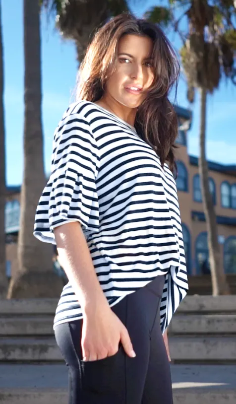 Women's Ruffle Sleeve Tee sold by Fornia