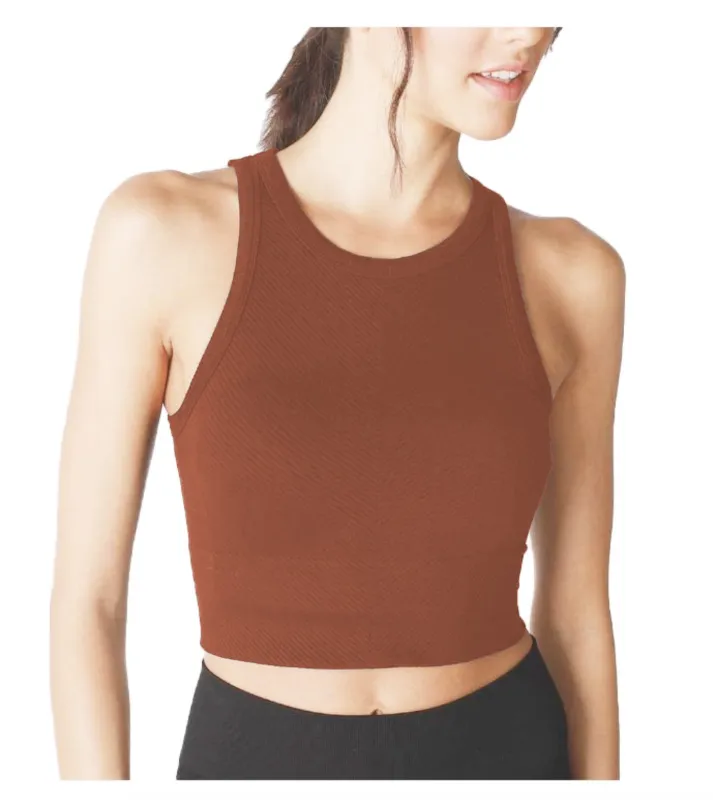 Women's Chevron Crop Top sold by Fornia