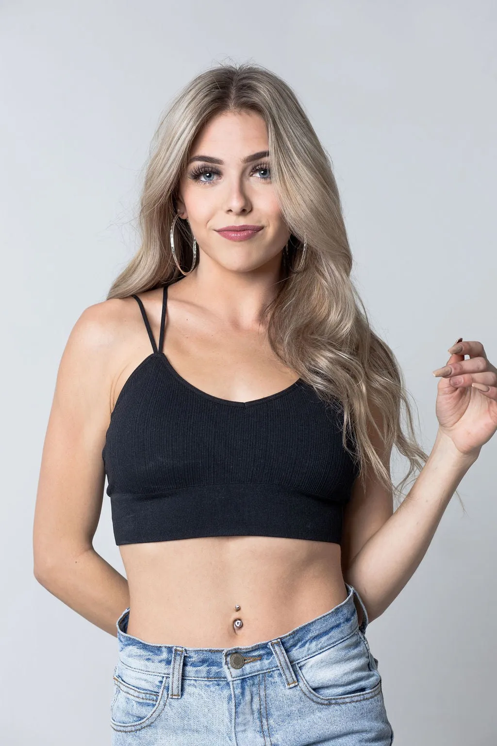 Women's Ribbed Bralette sold by Fornia product image thumbnail 4