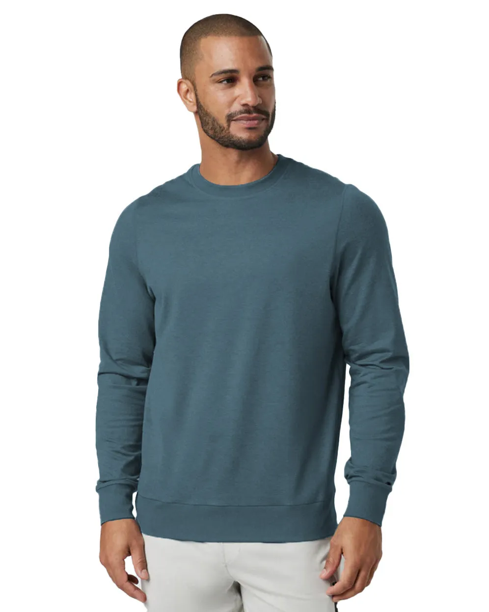 Men's Yoga Long Sleeve Crew Neck sold by Fornia product image thumbnail 4