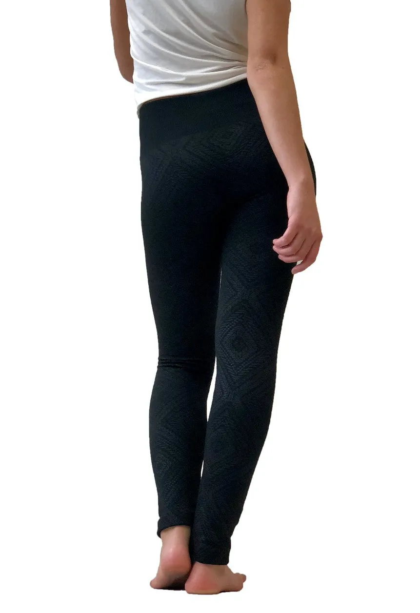 Embossed Fleece Lined Legging sold by Fornia product image thumbnail 2