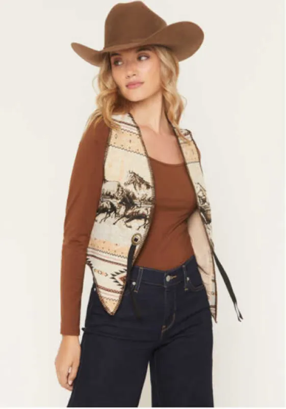 Women's Tapestry Vest made by Fornia
