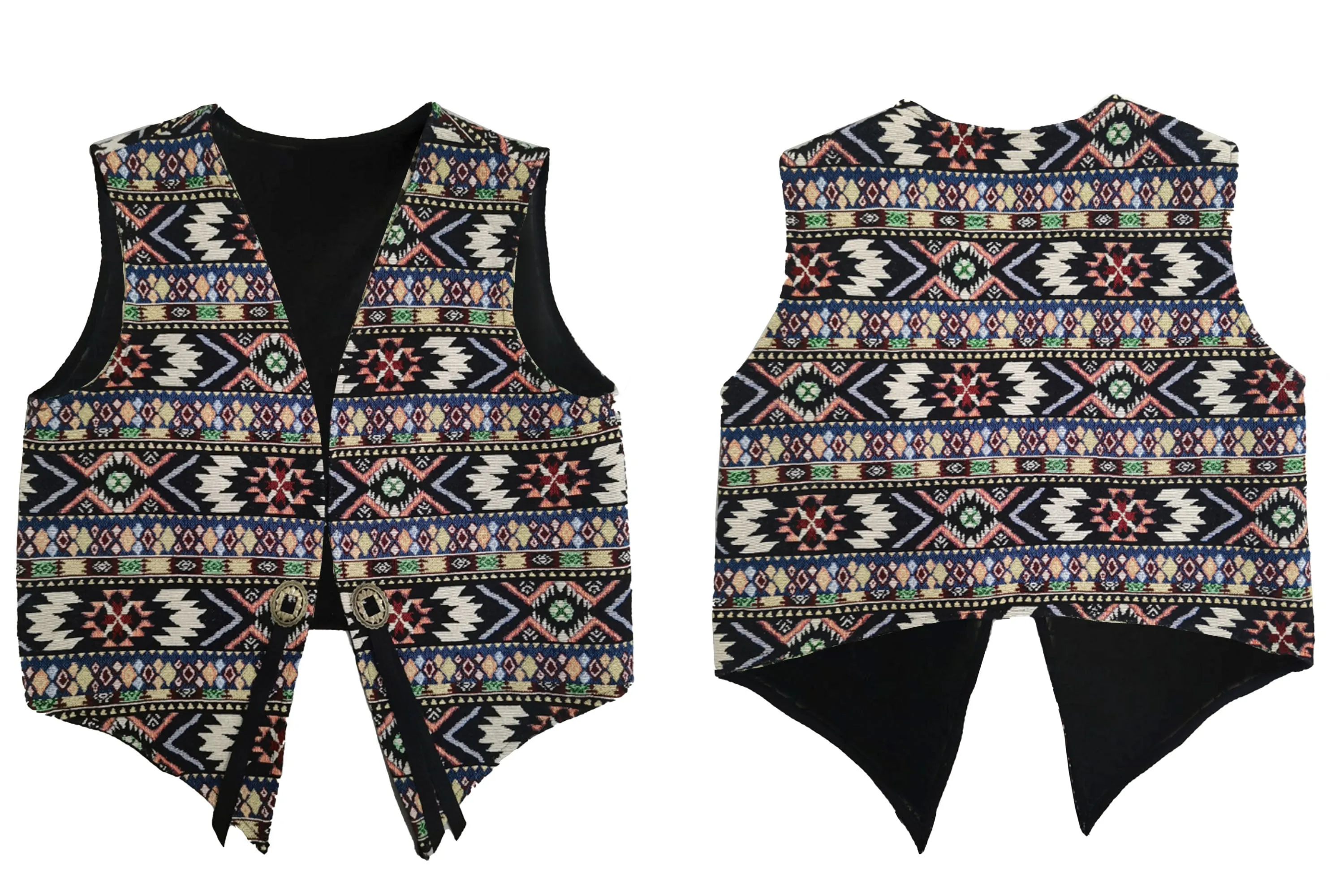 Women's Tapestry Vest sold by Fornia product image thumbnail 3