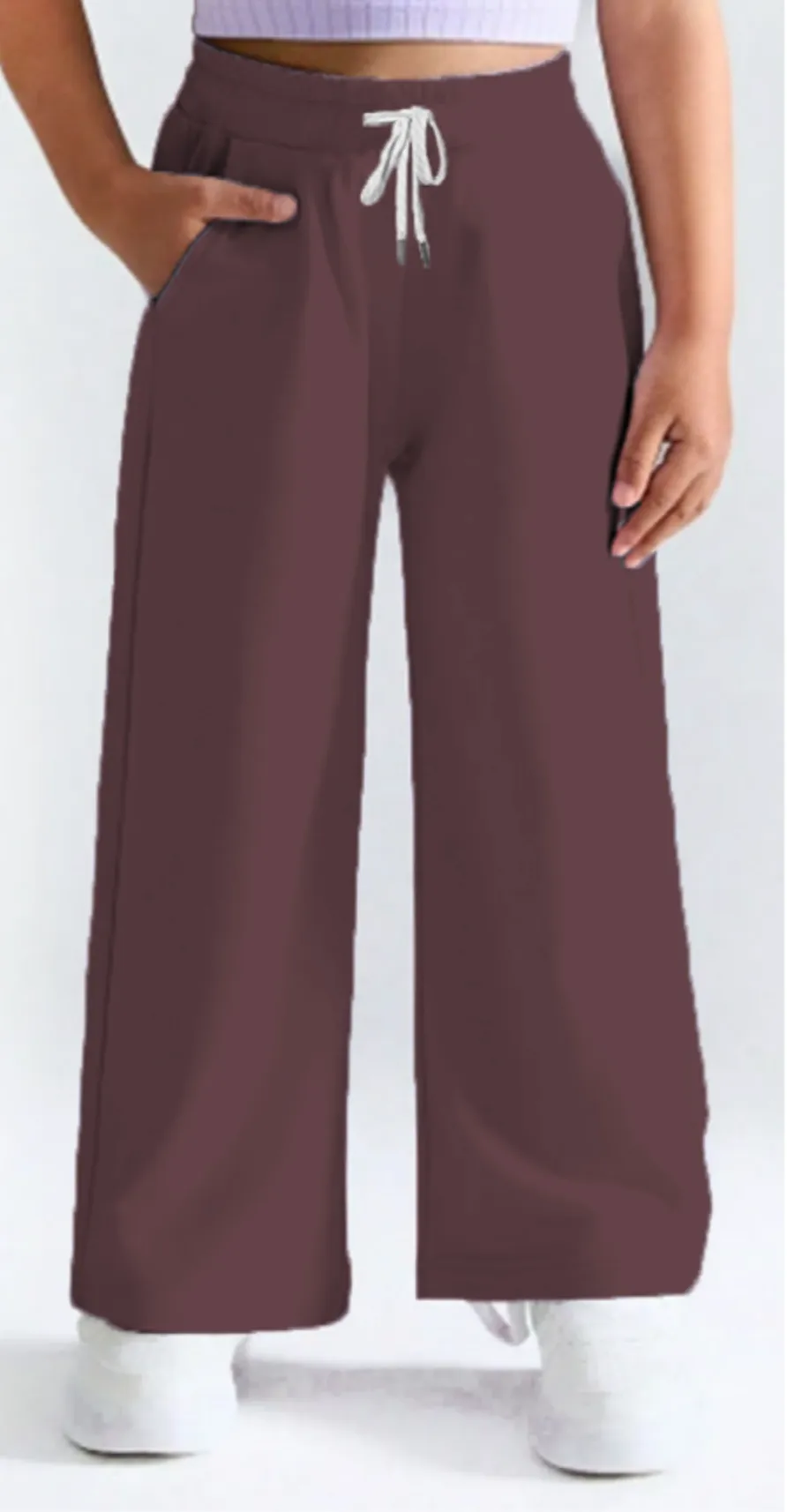 Girls' Yoga Wide Leg Pant sold by Fornia product image thumbnail 3