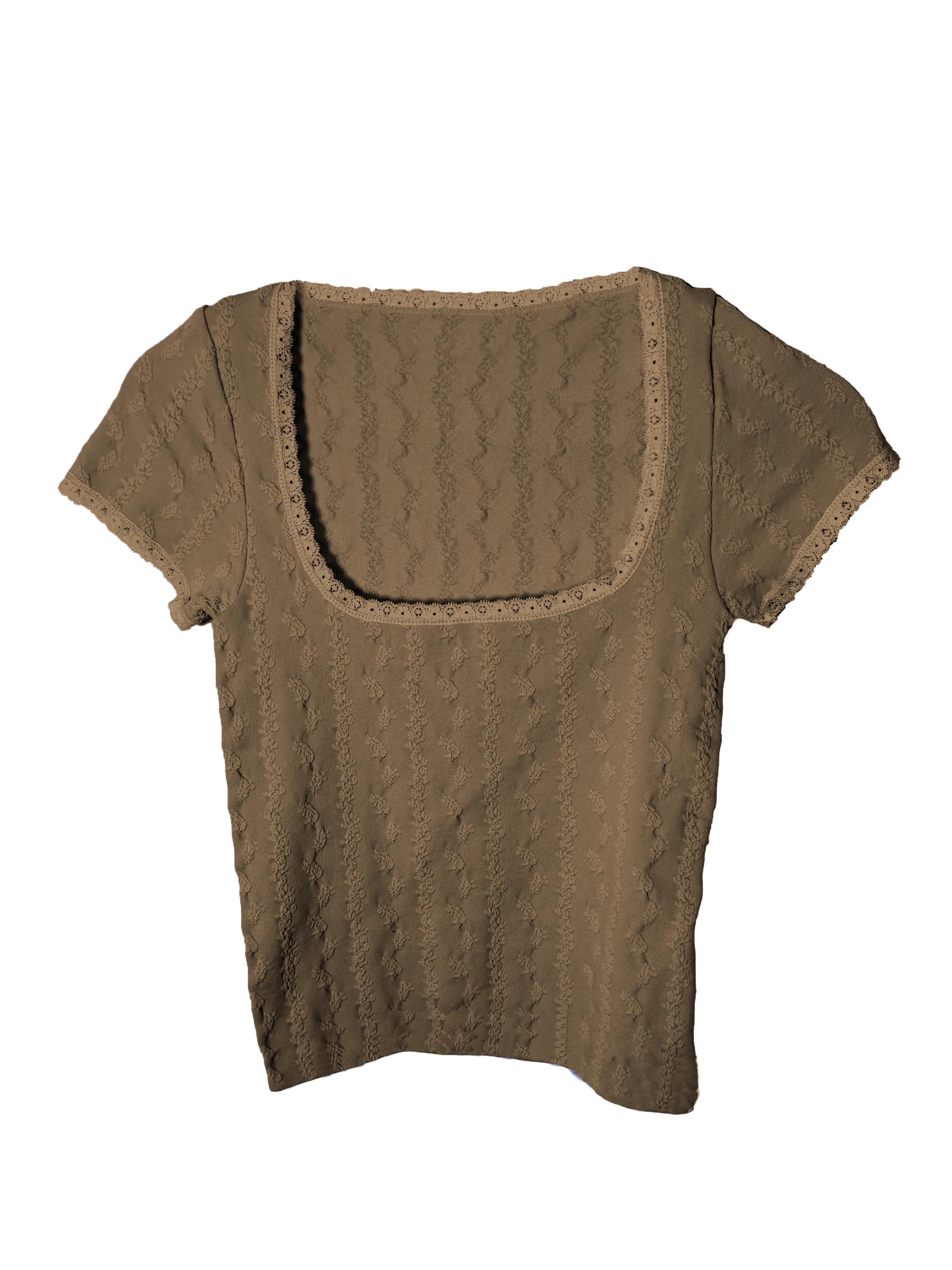Women's Eyelet Top sold by Fornia product image thumbnail 2