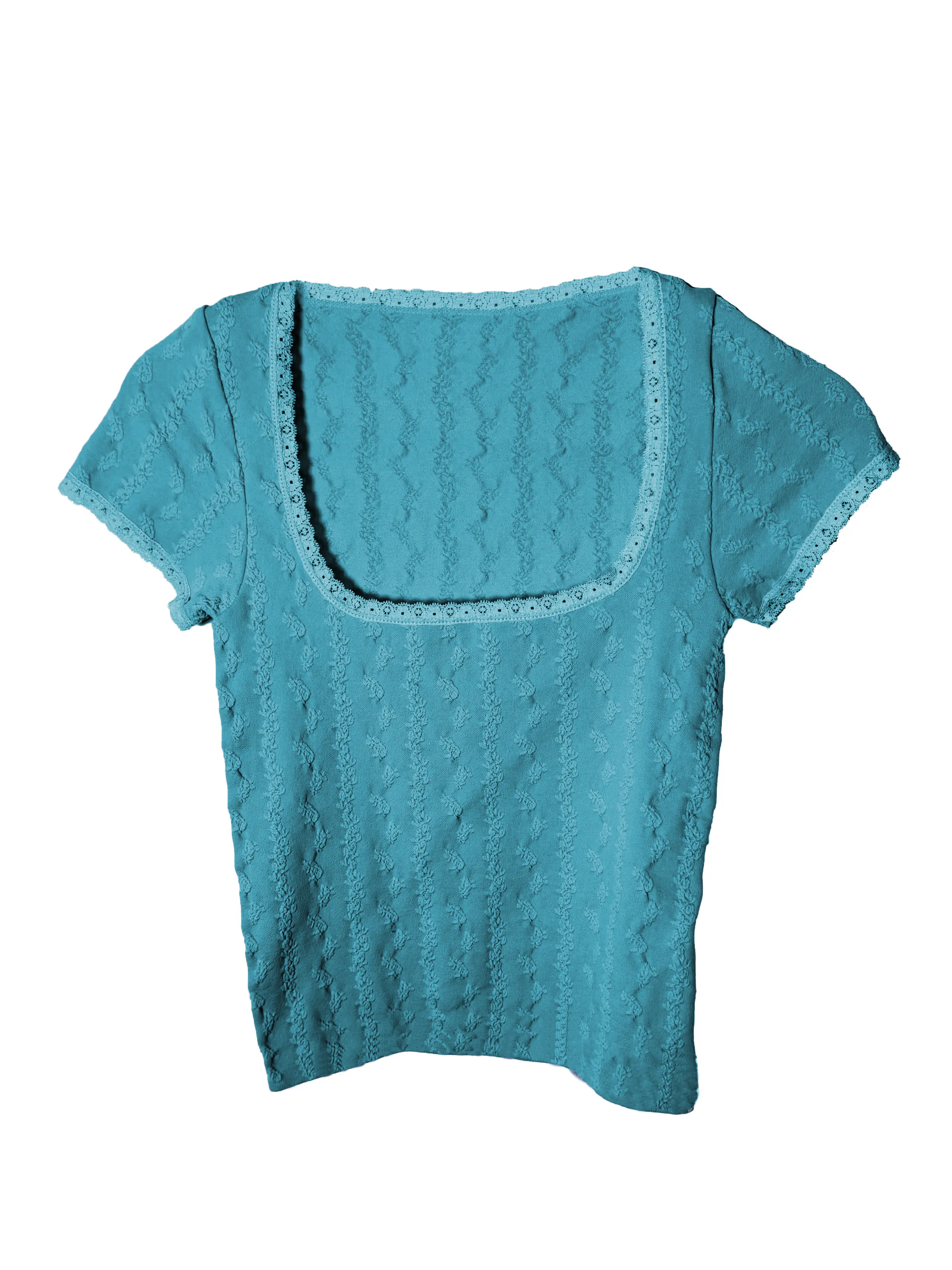 Women's Eyelet Top sold by Fornia product image thumbnail 3