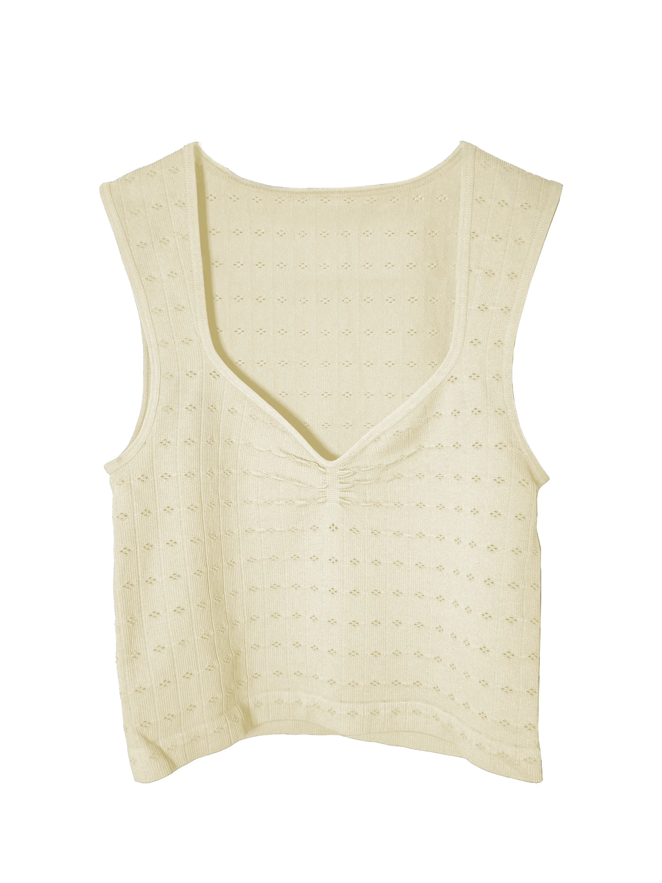 Women's Eyelet Tank sold by Fornia product image thumbnail 2