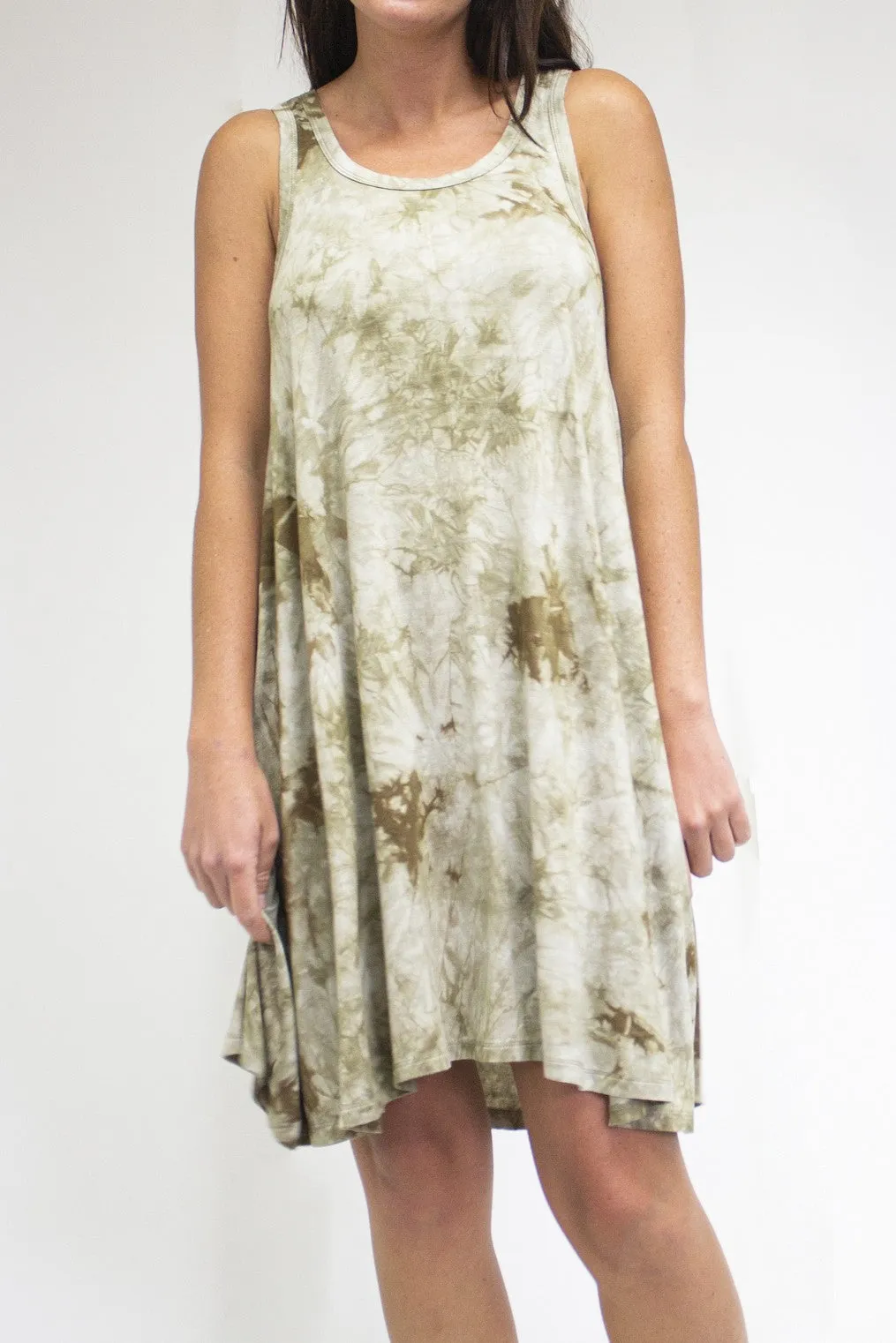 Tie Dye Tank Dress sold by Fornia