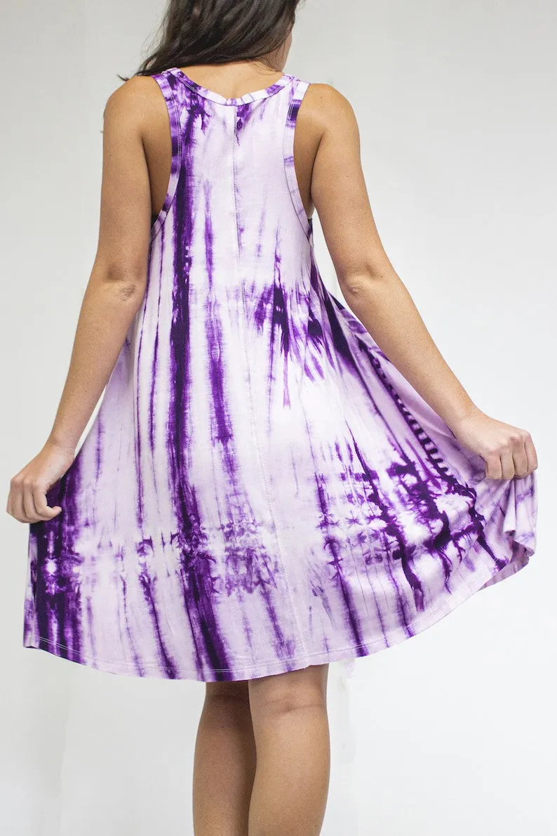 Tie Dye Tank Dress sold by Fornia product image thumbnail 4
