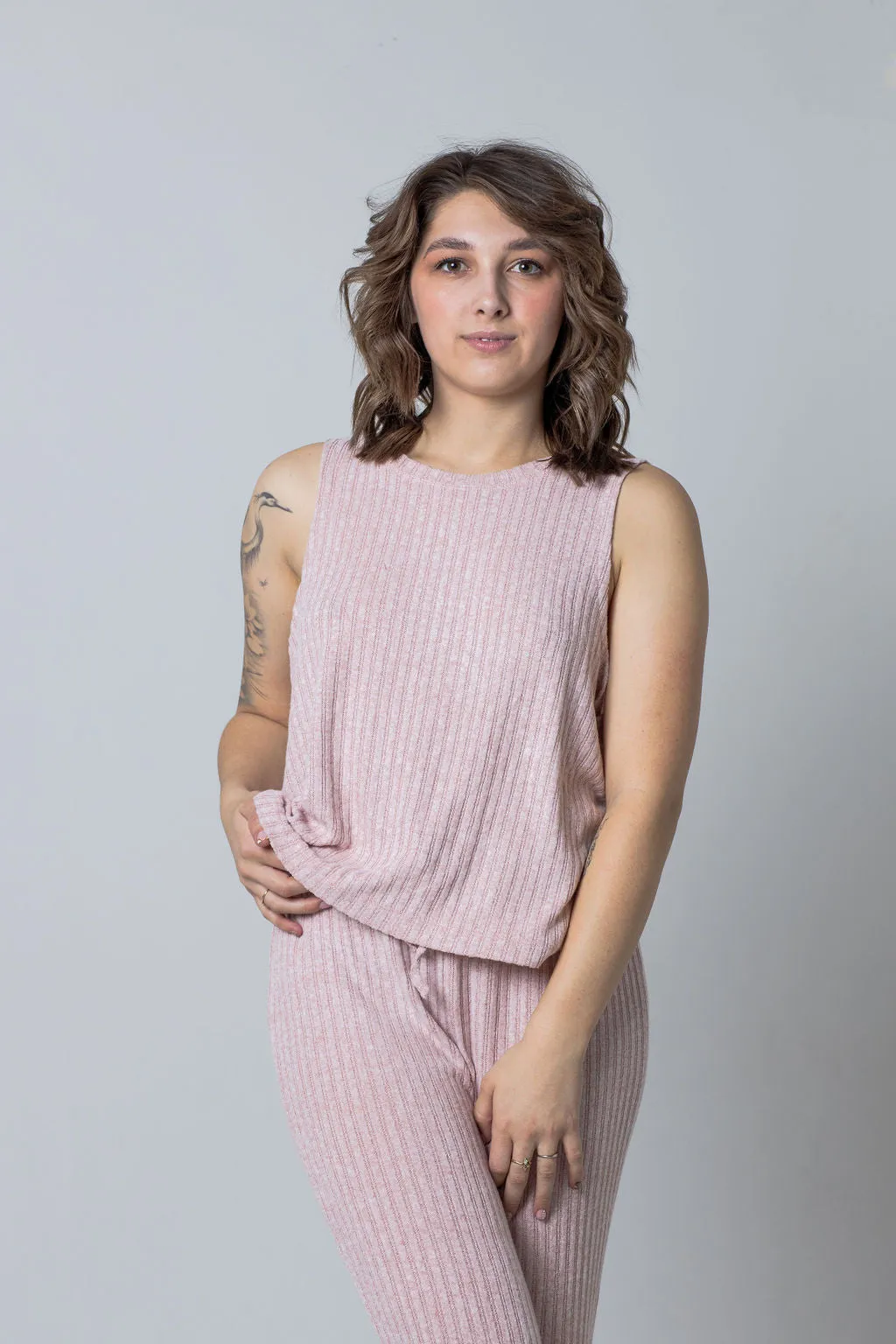 Ribbed 3 Piece Lounge Set sold by Fornia product image thumbnail 4