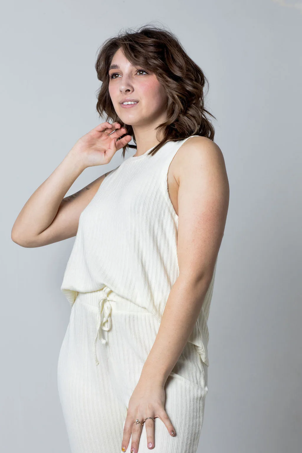 Ribbed 3 Piece Lounge Set sold by Fornia product image thumbnail 2