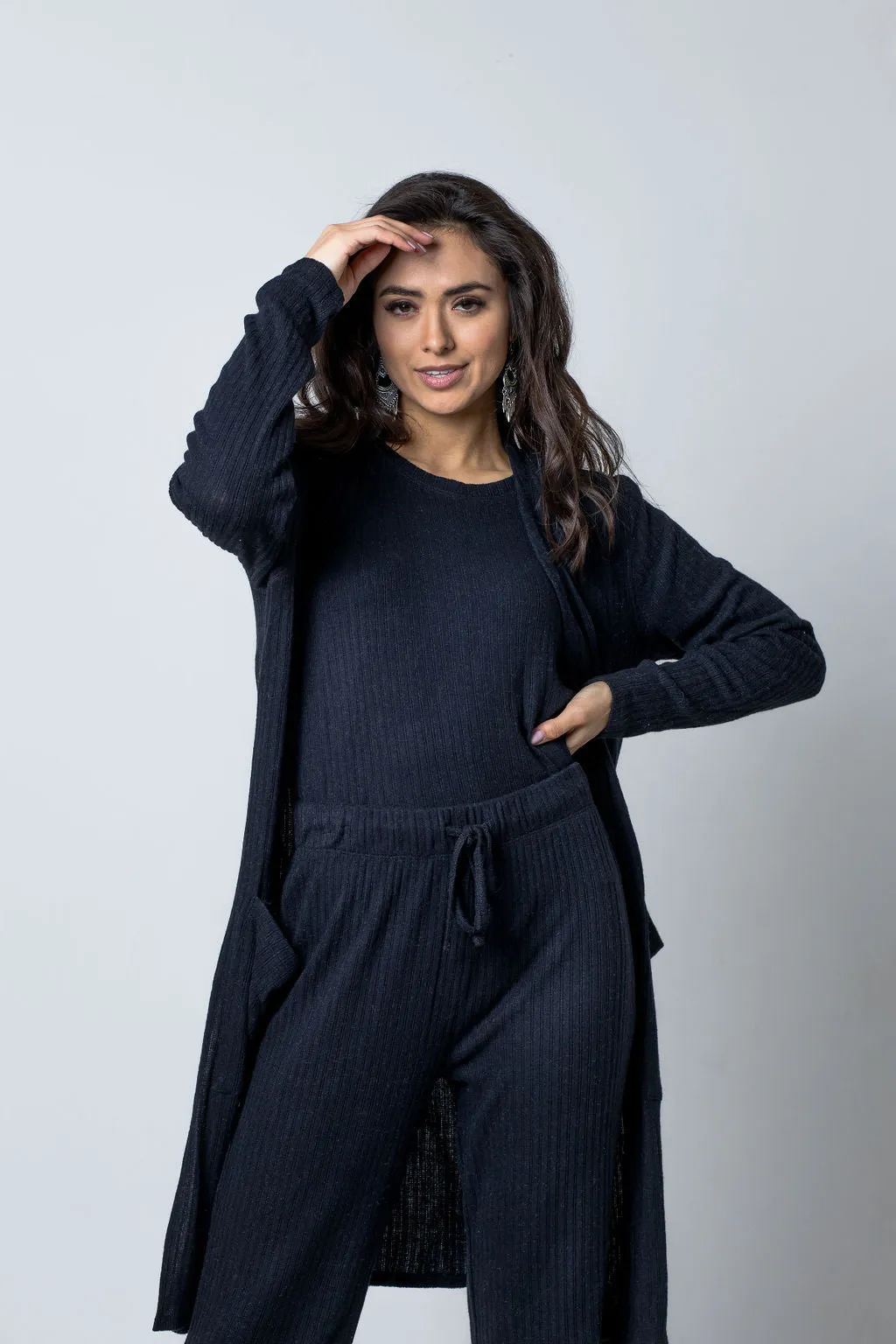 Ribbed 3 Piece Lounge Set sold by Fornia product image thumbnail 3