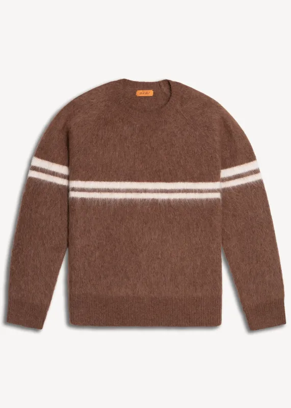 Brushed Alpaca Crew - Rust sold by Uncle Purl