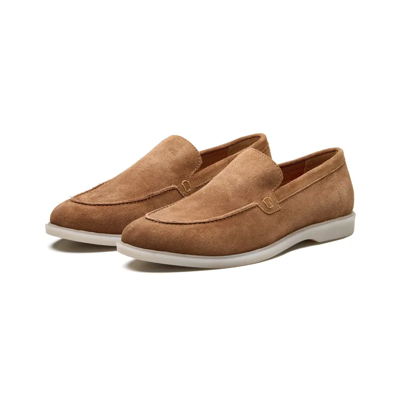 Liam Casual Suede Loafers made by Allonsi