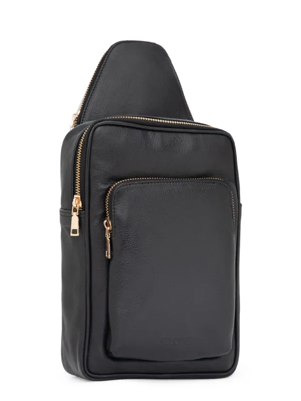 Finley Leather Sling Bag made by Allonsi