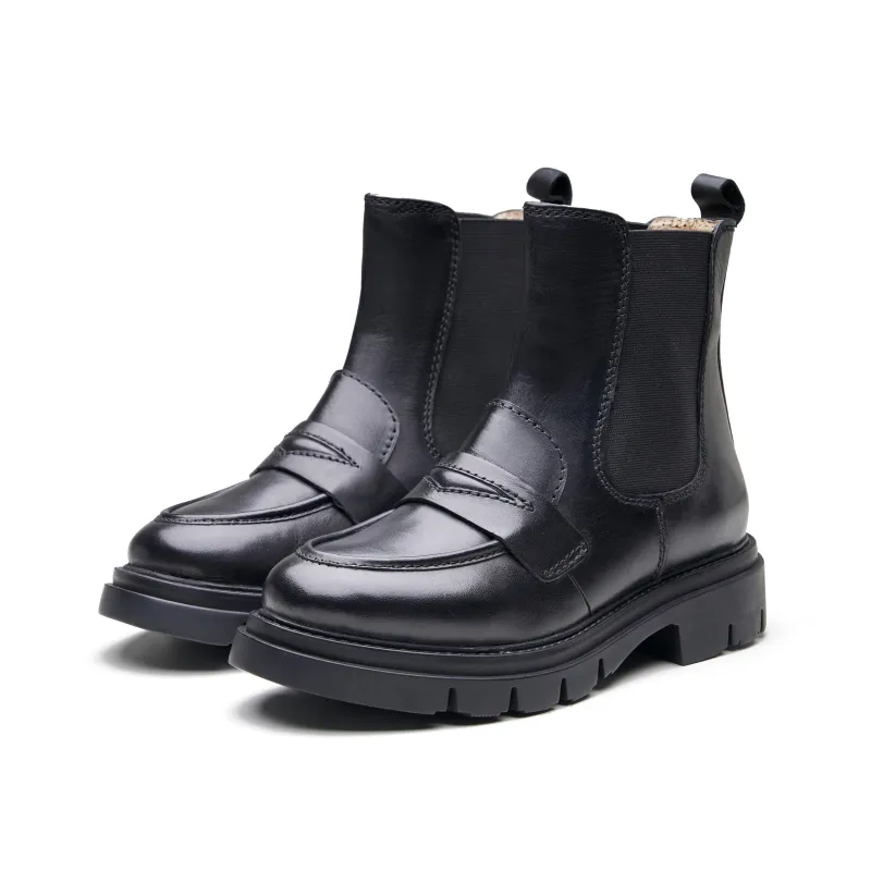 Agnes Womens Leather Chelsea Boot made by Allonsi