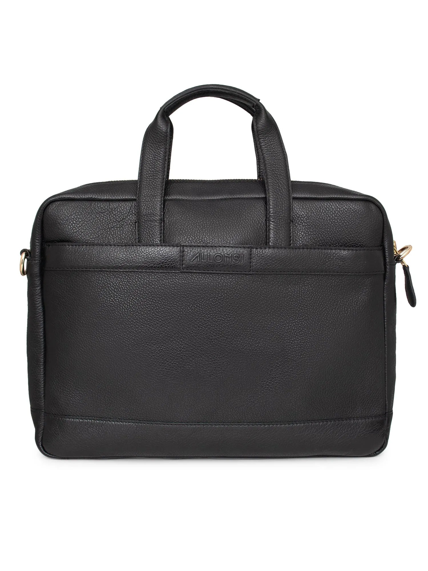 Argent Leather Portfolio Laptop Bag sold by Allonsi product image thumbnail 3