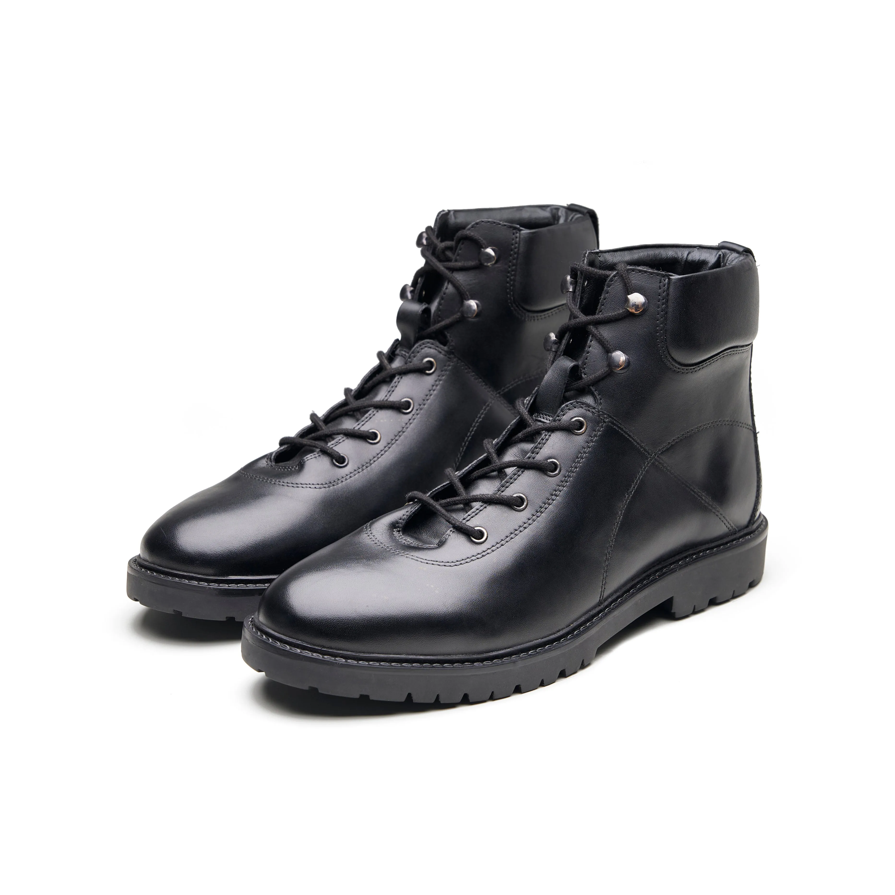 Kian Leather Combat Boot sold by Allonsi