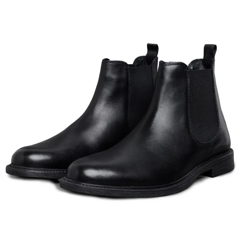 Enzo Classic Leather Chelsea Boots made by Allonsi