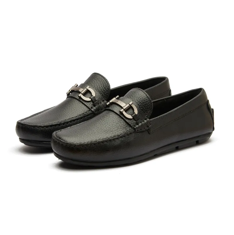 Whippy Classic Horsebit Driving Loafers made by Allonsi