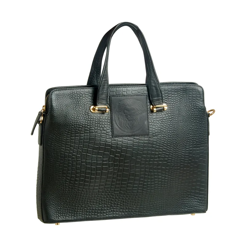 Voitto Leather Laptop Bag made by Allonsi